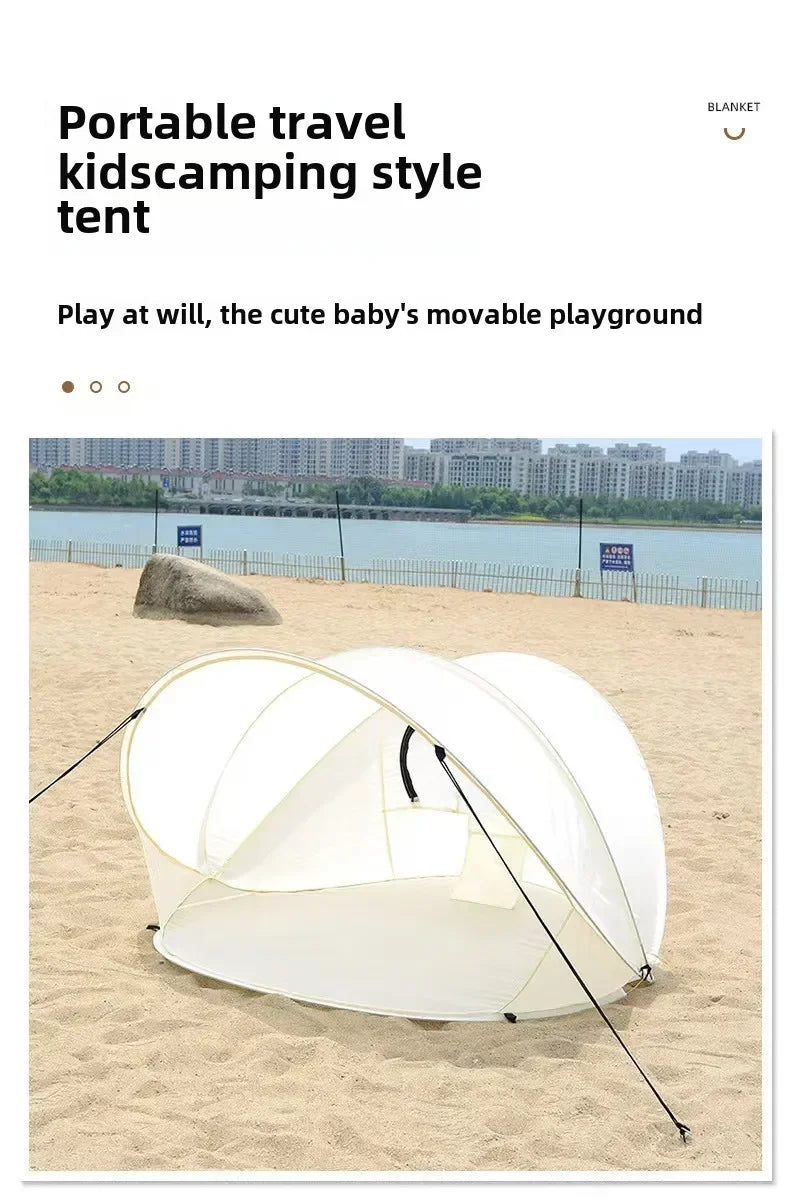1pc 2-3 person tent outdoor camping  portable sunshade  quick throwing tent  garden  courtyard  game house  travel supplies