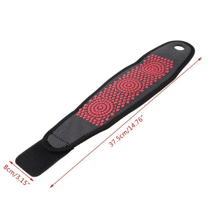 Self-Heating Wrist Band, Magnetic Therapy Support Brace Wrap, Heated Compression Belt