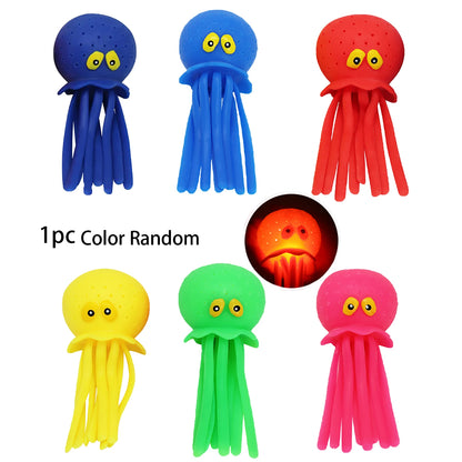 Luminescent Water Octopus, Sponge Absorbs Water, Swimming Pool Toy, Children's Summer Water Playing