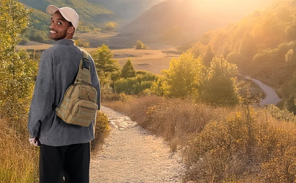 THURAM Outdoor Tactical Bag Backpack Sport Bag Pack Sling Shoulder Backpack for Every Day Carry