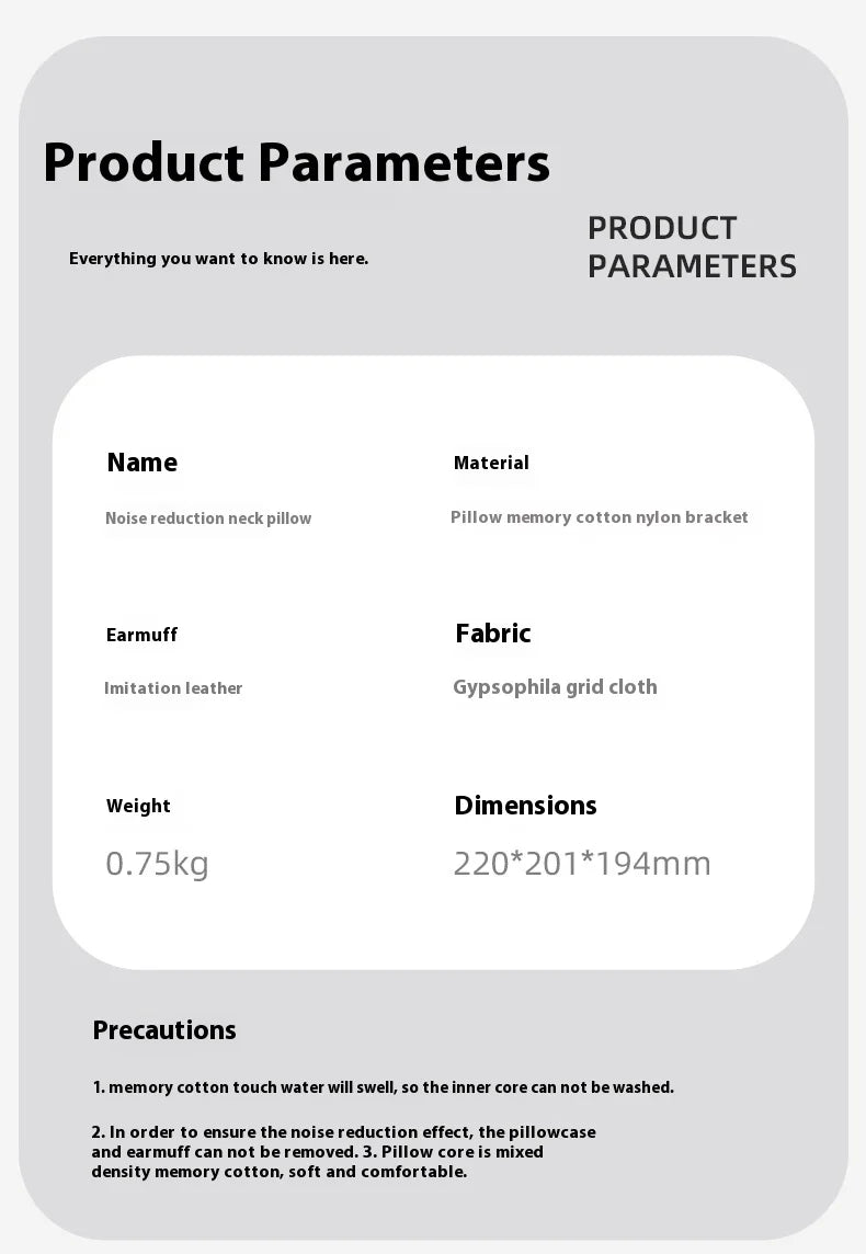 U-shaped pillow, nap pillow, prone pillow, airplane high-speed rail neck protection, memory cotton, essential tool for office tr