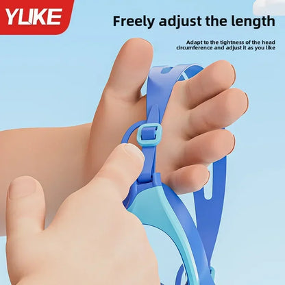 Children Swimming Goggles, Anti-fog, Large Frame Glasses, Comfortable Silicone