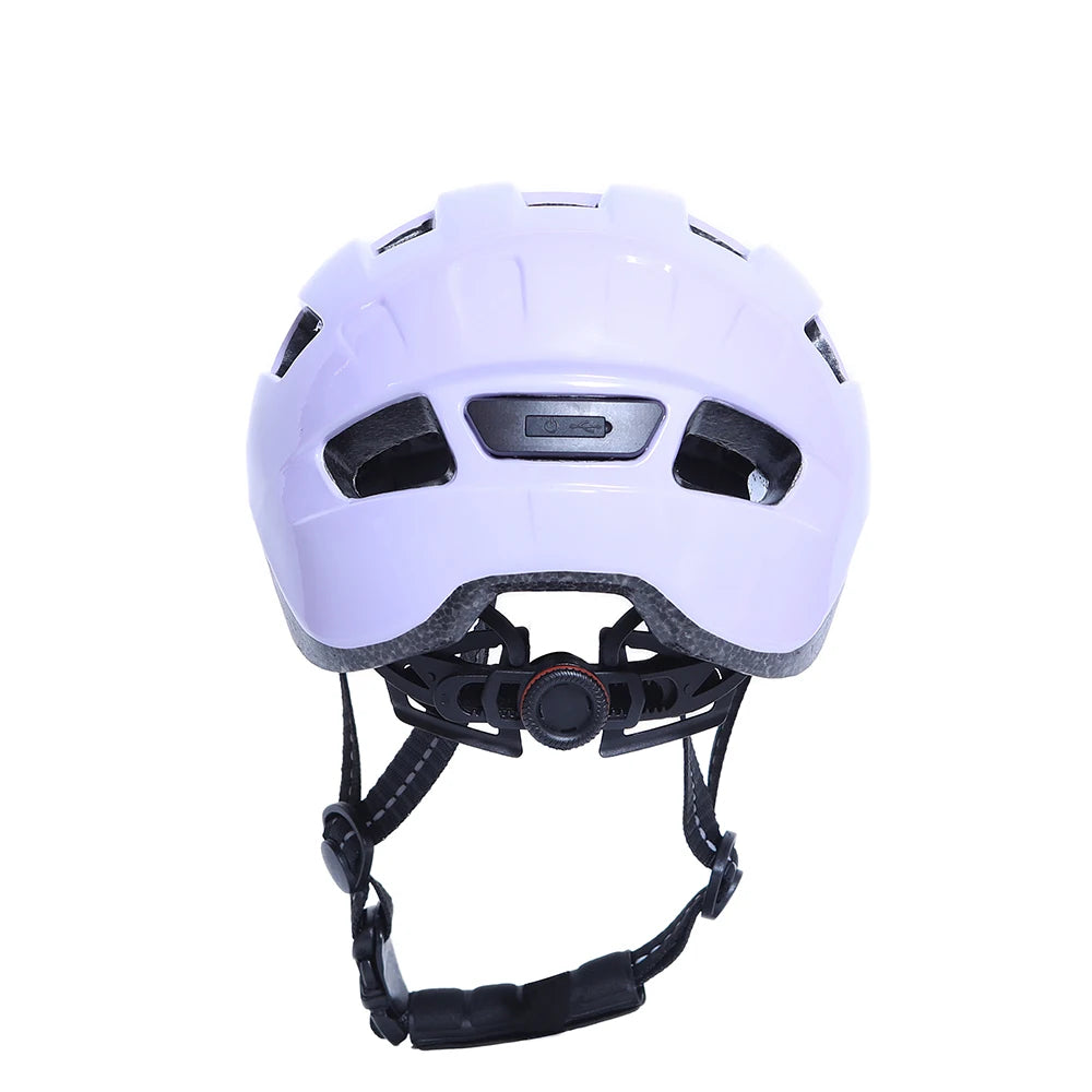 Children's Bicycle and Scooter Safety Helmet, With LED Light, High-End Milk Silk Inner Pad for Cycling Sports
