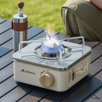 Camping Gas Stove 2800W High Firepower Portable Cassette Furnace Outdoor Gas Burner Picnic Camp