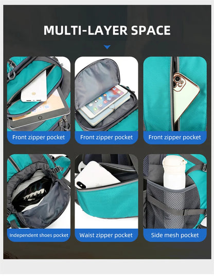 50L Camping Backpack, for Hiking, Trekking, Climbing, Travel