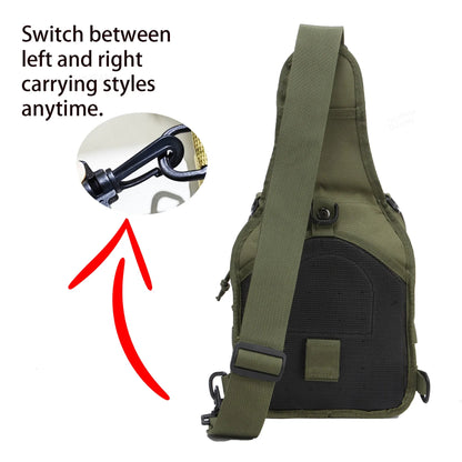 THURAM Outdoor Tactical Bag Backpack Sport Bag Pack Sling Shoulder Backpack for Every Day Carry