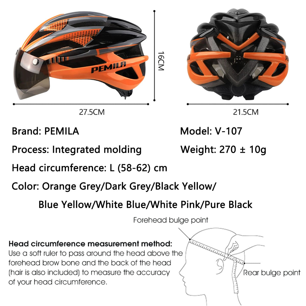 Cycling Helmet Goggle E-bike Helmet, Road Mountain Bike Helmet, Lens For Riding Bicycle, Skateboard, Scooter