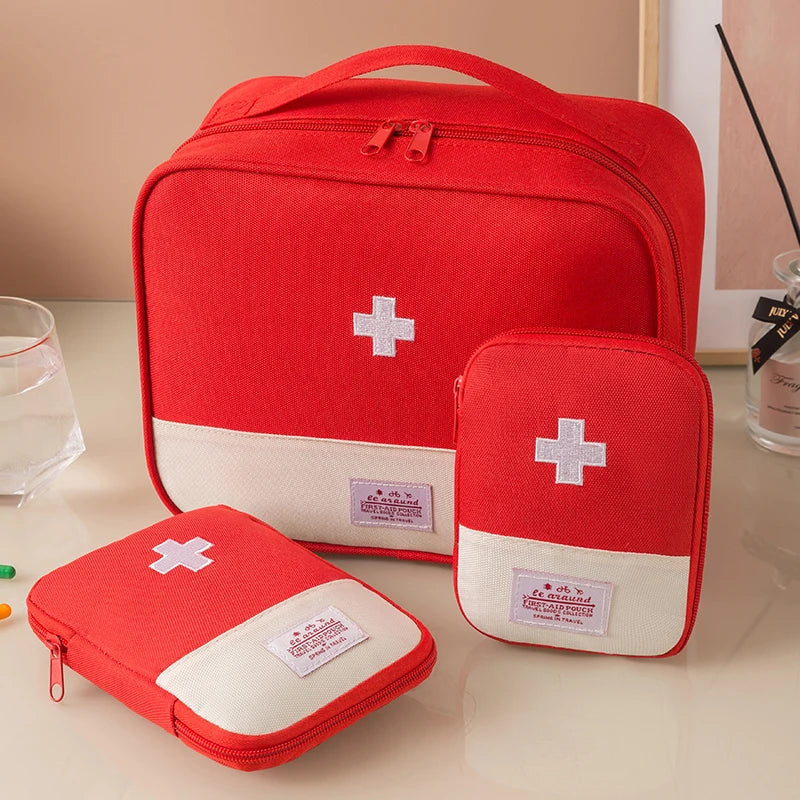 3 PCS Small Travel Medicines Bag, Home Storage First Aid Bags