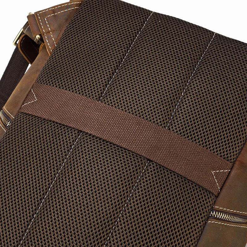 Large Leather Backpack Men Luxury Designer Laptop Bagpack for Man Backpack for School Bag Travel Backpack Bag Men's Daypack