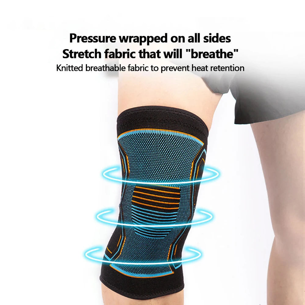 2PCS Premium Knee Brace Support Sleeve – Compression for Running, Gym,Sports – Breathable & Pain Relief for Arthritis, Men & Women