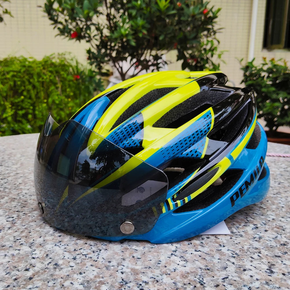 Cycling Helmet Goggle E-bike Helmet, Road Mountain Bike Helmet, Lens For Riding Bicycle, Skateboard, Scooter