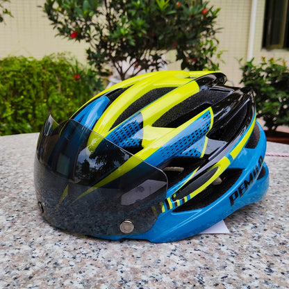 Cycling Helmet Goggle E-bike Helmet, Road Mountain Bike Helmet, Lens For Riding Bicycle, Skateboard, Scooter