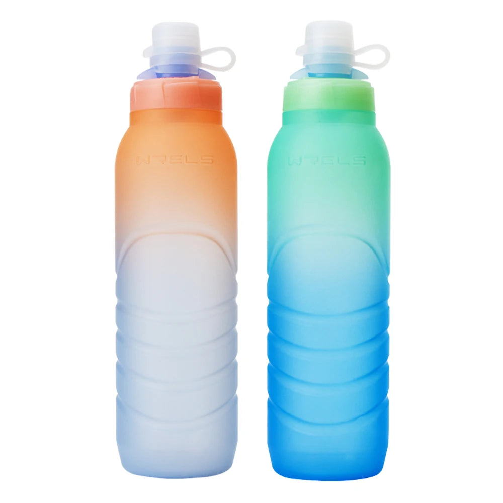 Sport Bottle, BPA Free PP5 Ultralight Leak-Proof Silicone Bottle for Fitness & Running