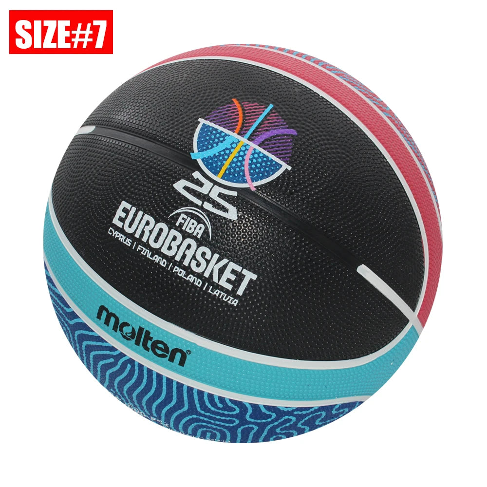Basketball Ball, Official Size 7, Wear Resistant Rubber Indoor / Outdoor Basketball Training