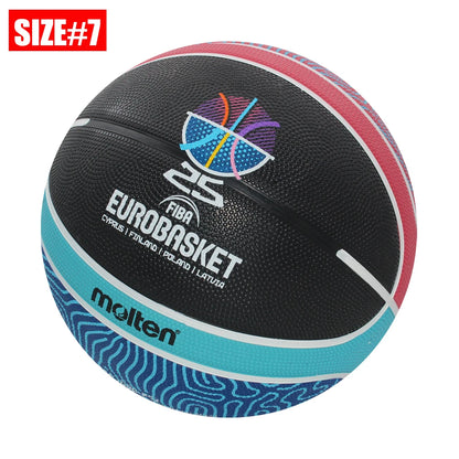 Basketball Ball, Official Size 7, Wear Resistant Rubber Indoor / Outdoor Basketball Training