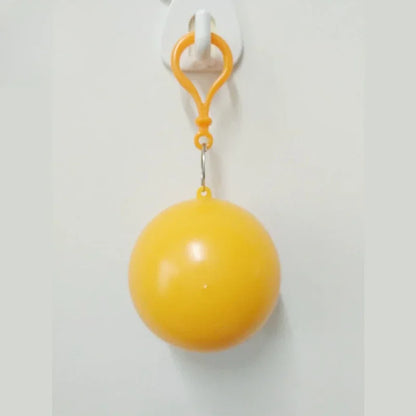 Portable Raincoat Ball Disposable Raincoats Waterproof Transparent Rain Cover Emergency Coat for Traveling Camping Outdoor Sport