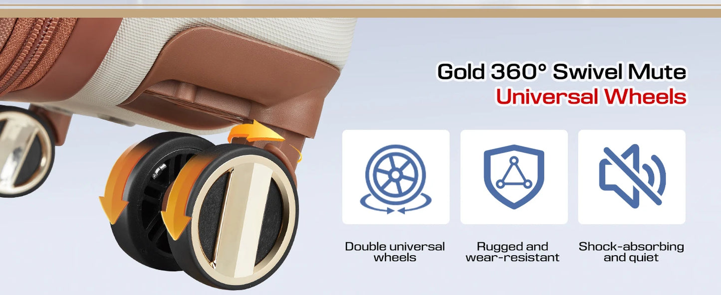 Joyway Expandable Luggage Sets 5 Piece, Lightweight Durable Hard Shell Travel Suitcase Set with TSA Lock, Spinner Wheels