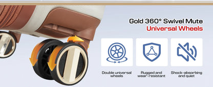 Joyway Expandable Luggage Sets 5 Piece, Lightweight Durable Hard Shell Travel Suitcase Set with TSA Lock, Spinner Wheels