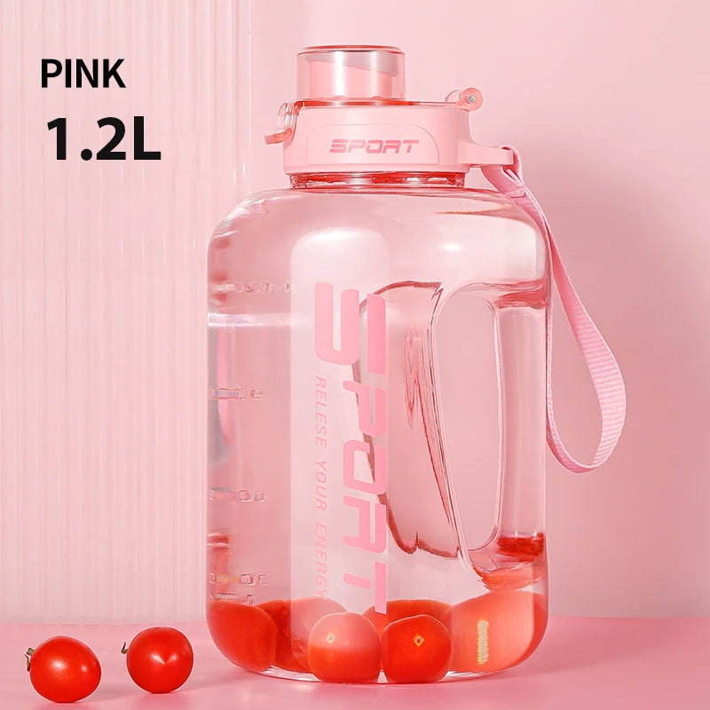 1.2L/1.7L/2.5L Large-Capacity Sports Water Bottle