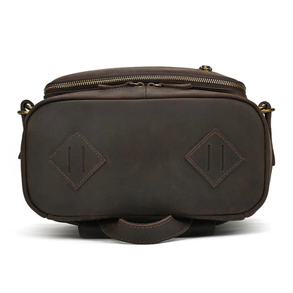 Large Leather Backpack Men Luxury Designer Laptop Bagpack for Man Backpack for School Bag Travel Backpack Bag Men's Daypack