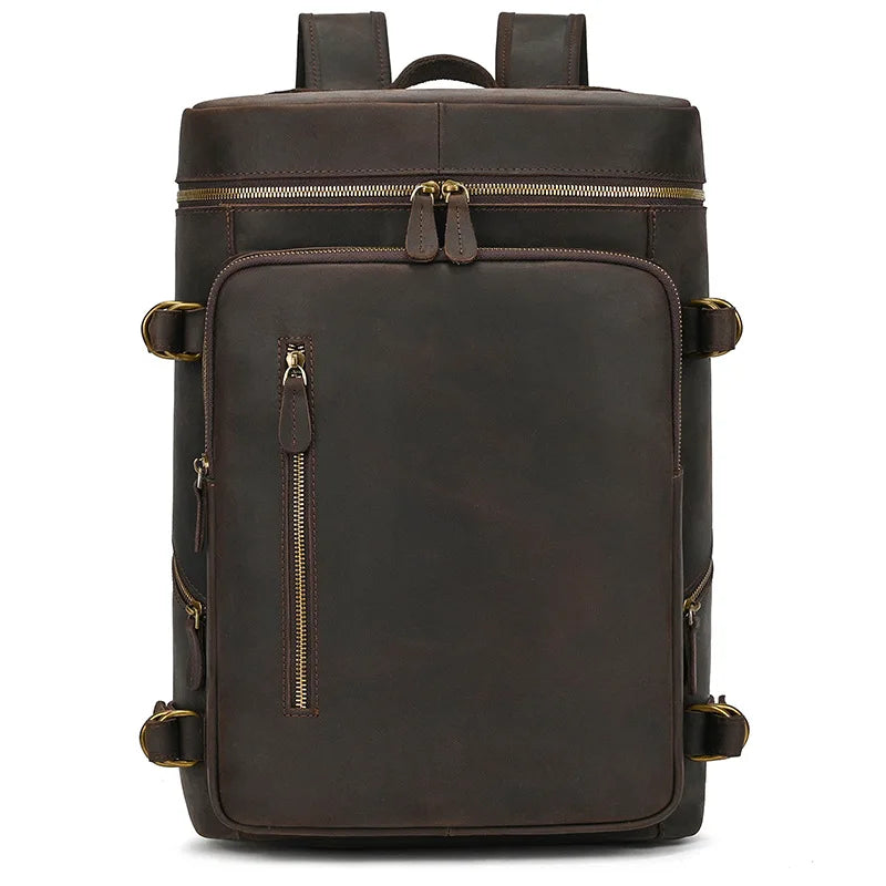 Large Leather Backpack Men Luxury Designer Laptop Bagpack for Man Backpack for School Bag Travel Backpack Bag Men's Daypack