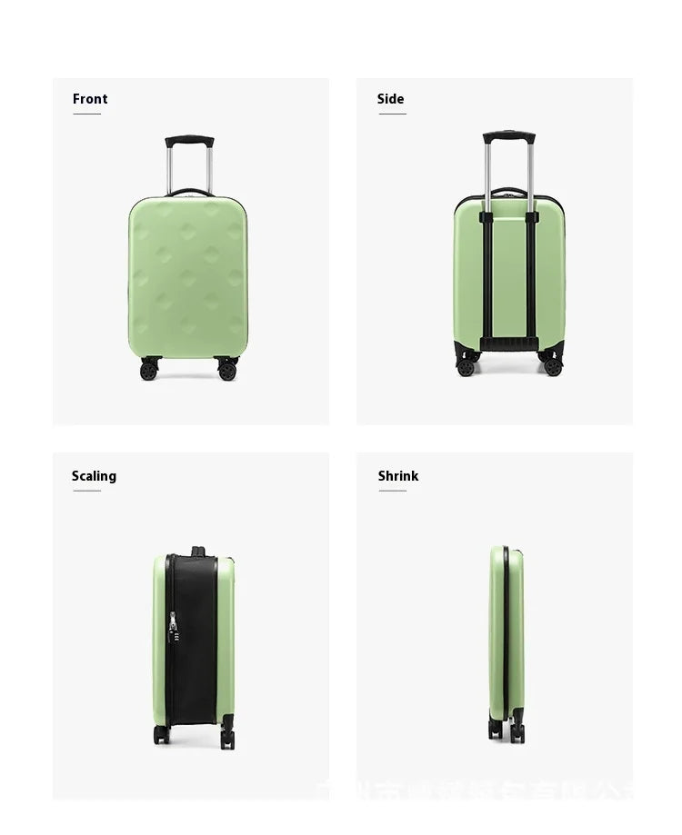 20/24/28Foldable Upright Luggage-Inch Universal Wheel Suitcase Portable Storage Luggage Password Boarding Bag