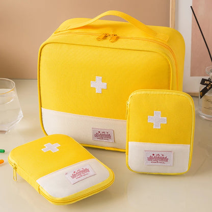 3 PCS Small Travel Medicines Bag, Home Storage First Aid Bags