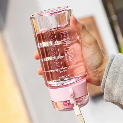 500 ml Sports Water Bottle - Anti-Fall Pop-Up Lid, Outdoor Water Jug, for Fitness and Hiking