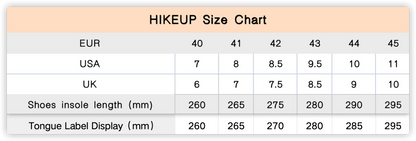 HIKEUP Men's Hiking Shoes Suede Leather Outdoor Shoes Wear-resistant Men Trekking Walking Hunting Tactical Sneakers