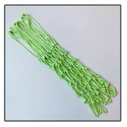 Green Fluorescent Basketball Net, Self Luminous, for Children's Basketball Frame