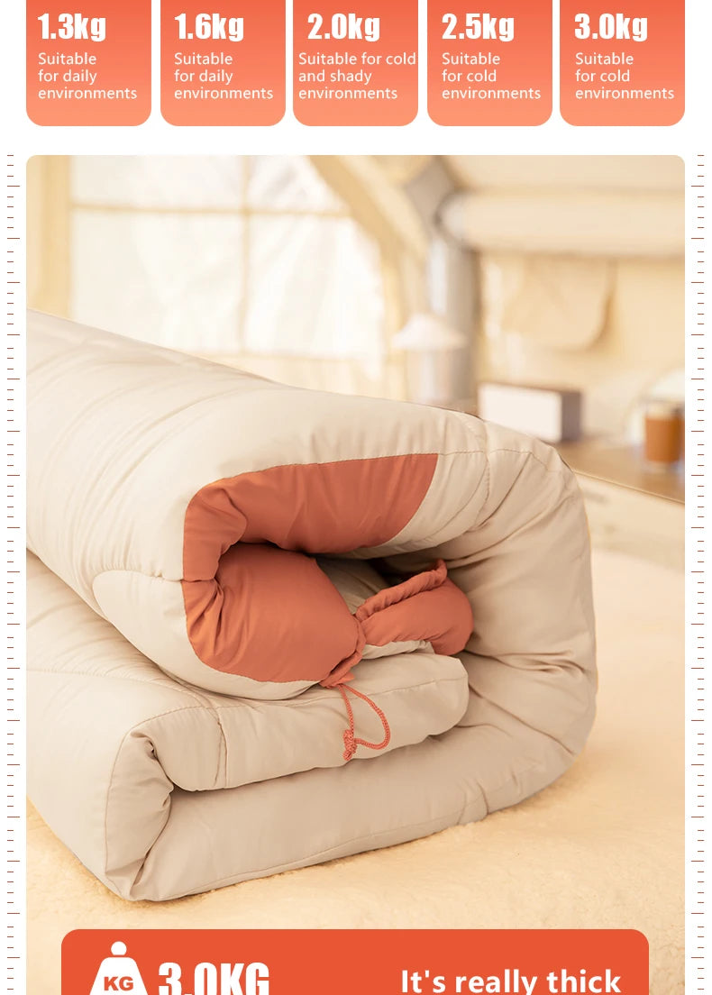 BISINNA Camping Sleeping Bag Ultralight 4 Season Warm Envelope Backpacking Cotton Sleeping Bag for Outdoor Traveling Hiking