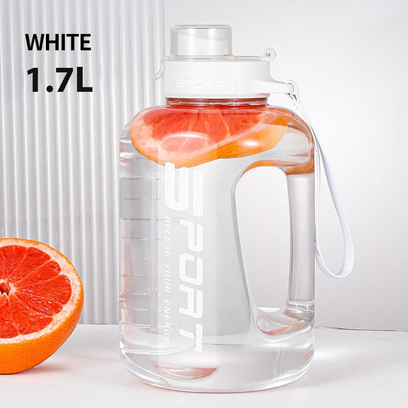 1.2L/1.7L/2.5L Large-Capacity Sports Water Bottle