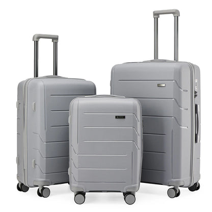 3pcs Travel Suitcase Men Carry-On Luggage Sets, TSA Women Suitcase Rolling Luggage Trolley Case 20 24 28Inch Cabin Suitcase Sets