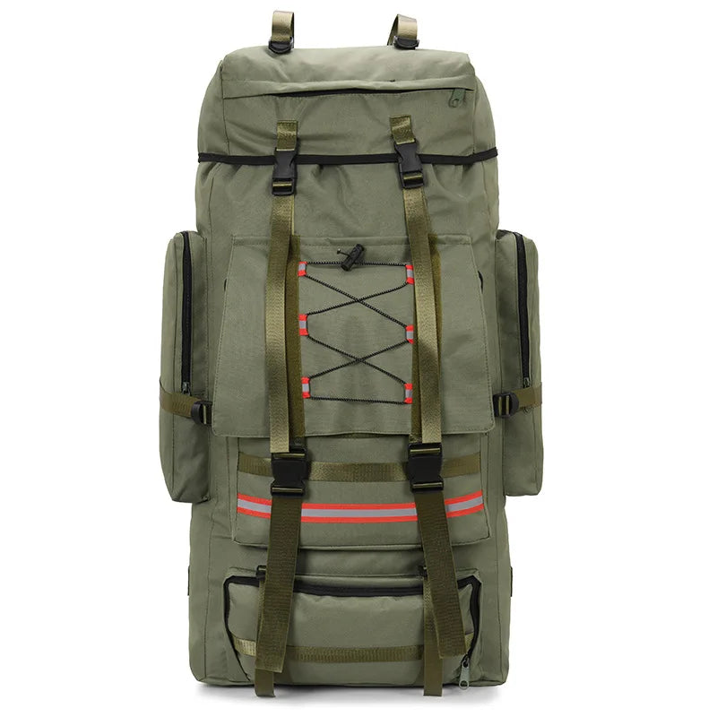 130L Hiking Camping Backpack Travel Large Luggage Bag Men Trekking Outdoor Sports Pack Molle Trekking Rucksack For Men Big Bag