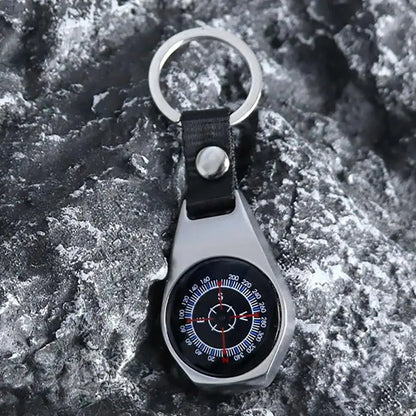 Compass Keychain, Survival Gadget, Navigation Equipment, for Backpack