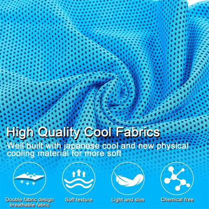 10PCS Cooling Workout Towels, Ice Towels for Neck, Soft Breathable Towels, for Sports, Yoga, Gym, Outdoor