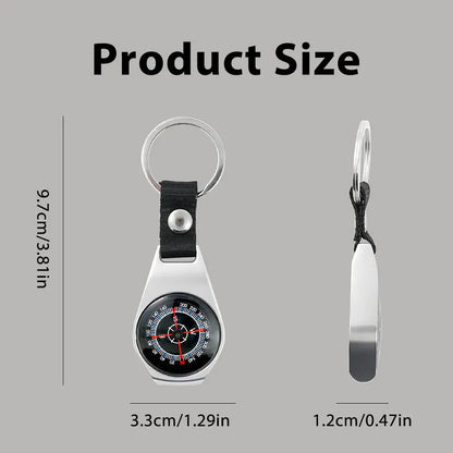 Compass Keychain, Survival Gadget, Navigation Equipment, for Backpack