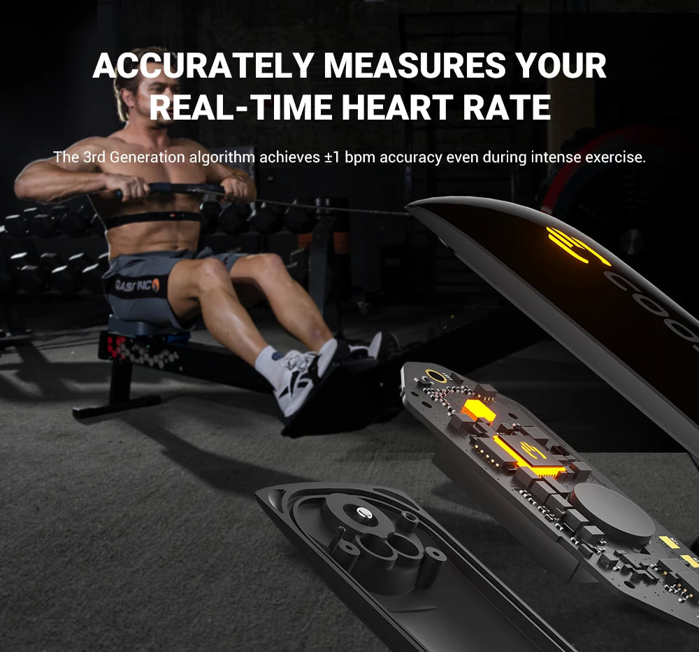Rechargeable Heart Rate Monitor, Sports & Fitness Heart Rate Sensor