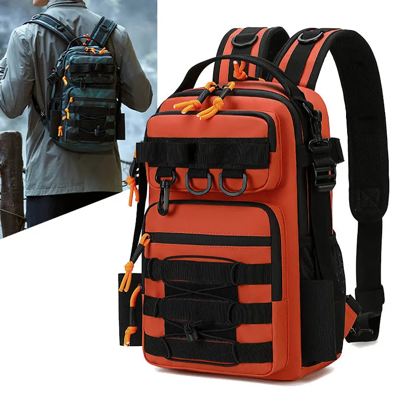 Fishing Tactical Camping Backpack Outdoor Sports Bag Hiking Molle Fish Lure Accessories Tackle Bag for Men Climbing Travel Bag