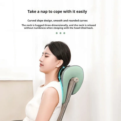 Office Chair Headrest Pillow Head Neck Shoulder Support Cushion Ergonomic Neck Pain Relief Memory Foam Travel Sleeping Pillow