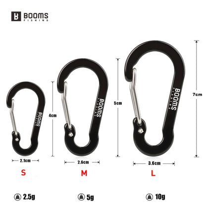 Fishing Multi Tool 10Pcs 4/5/7cm D-ring Aluminum Aalloy Carabiner Clip Outdoor Travel Hook Buckle Karabiner Camp Equipment