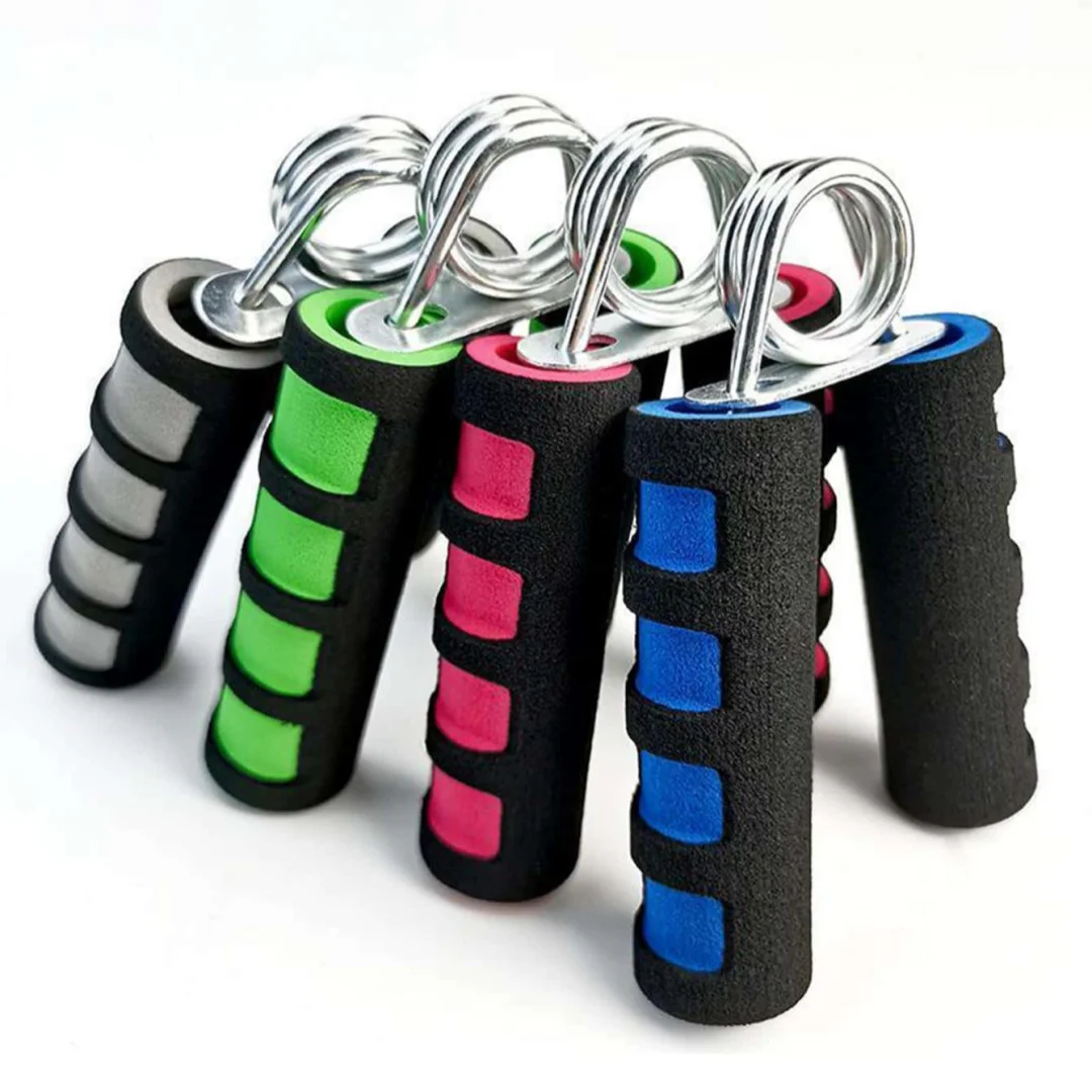 Men's A-Shaped Arm Strength Fitness Equipment, Two-Color Sponge Sweat-Absorbent Hand Trainer