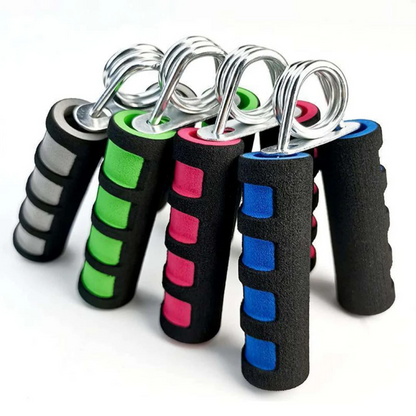 Men's A-Shaped Arm Strength Fitness Equipment, Two-Color Sponge Sweat-Absorbent Hand Trainer