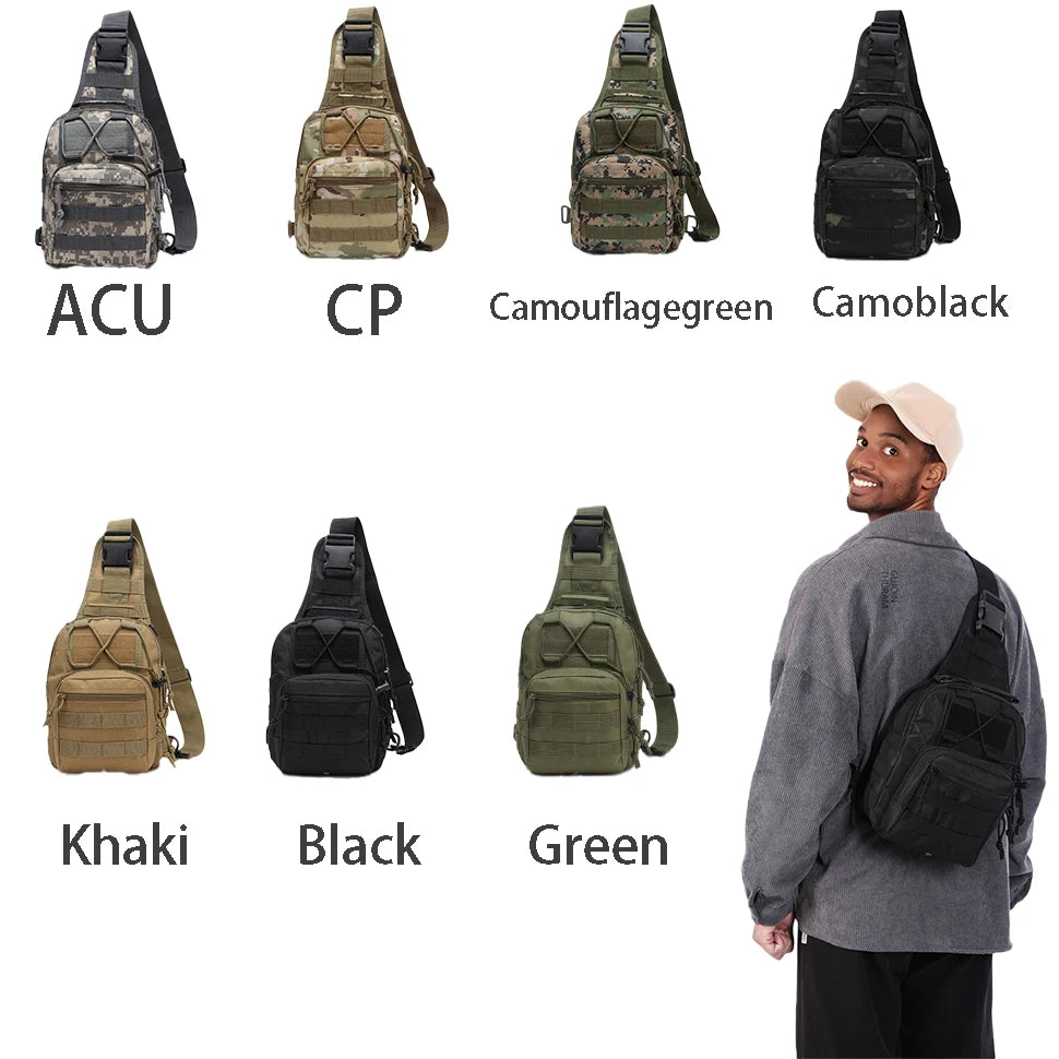 THURAM Outdoor Tactical Bag Backpack Sport Bag Pack Sling Shoulder Backpack for Every Day Carry