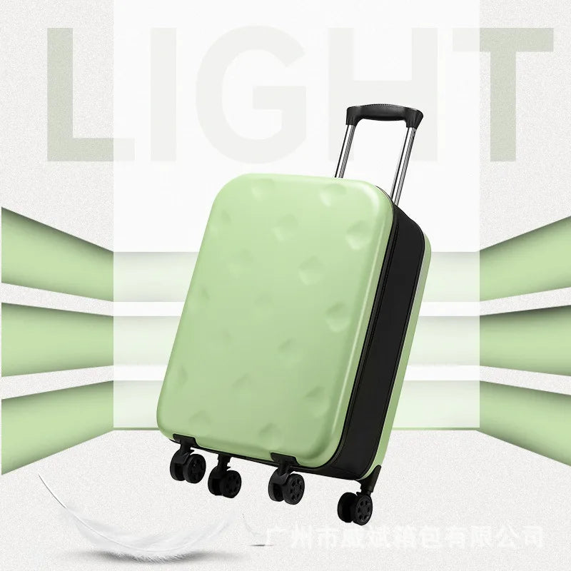 20/24/28Foldable Upright Luggage-Inch Universal Wheel Suitcase Portable Storage Luggage Password Boarding Bag