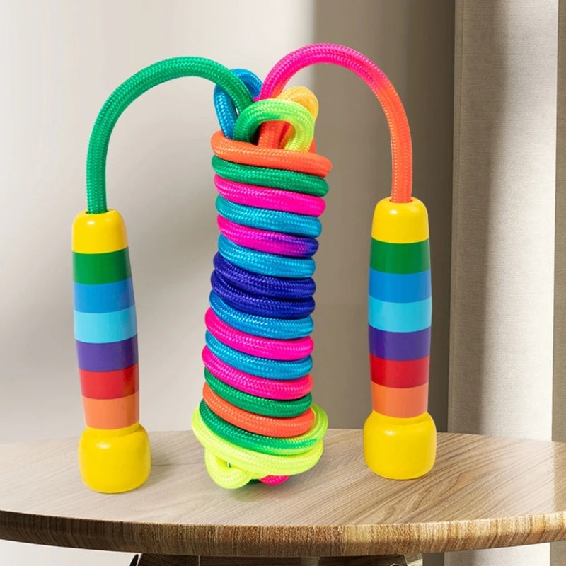 2.5m/5m Children Adjustable Skipping Rope with Handle Jump Rope Skipping