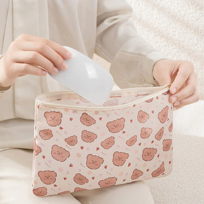 7PCS Travel Packing Cube Printed Cartoon Travel Storage Bag Clothes Shoes Toiletries Sorting Storage Bag for Luggage Suitcase