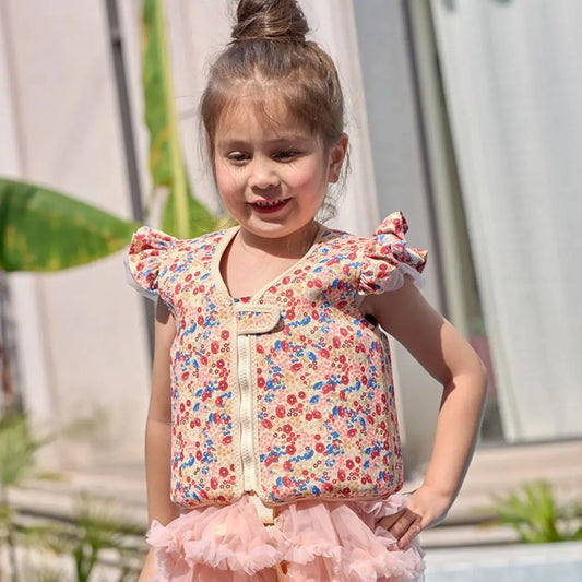 Water Inflatable & Adjustable Vest Anti Rollover, for Kids