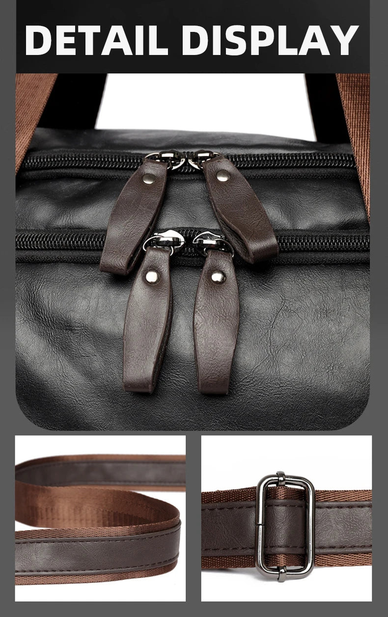 PU Sports Handbag, Shoulder Bag for Gym, Fitness & Travel