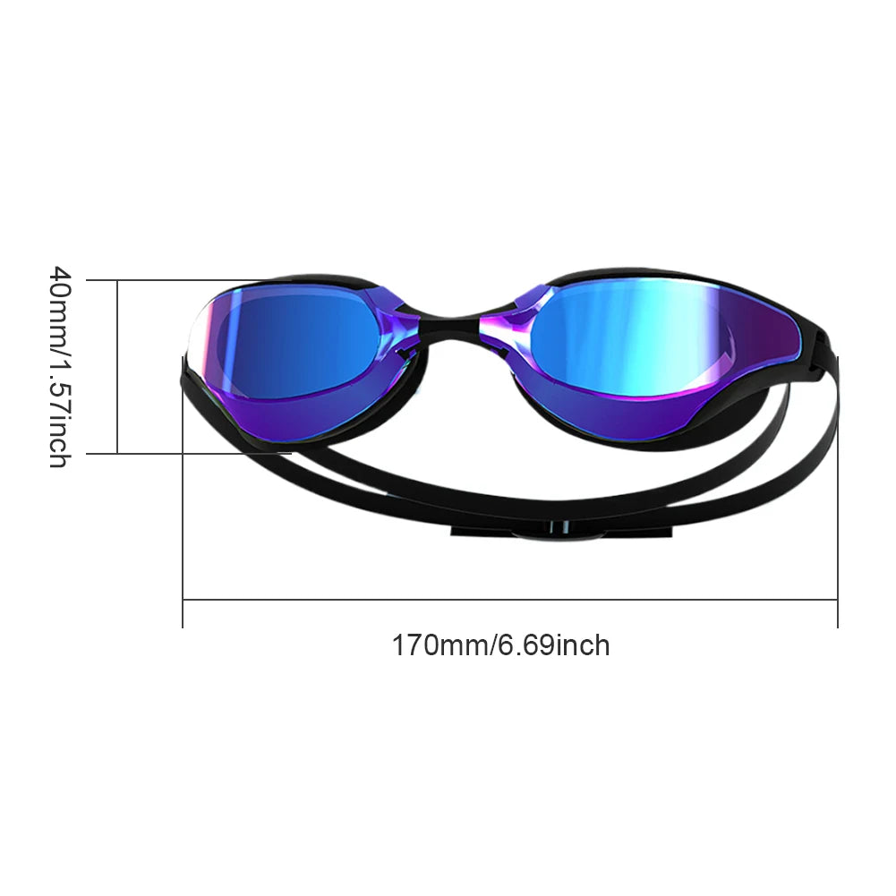 Professional Swimming Goggles Anti-Fog, with UV Protection Lens, for Adults